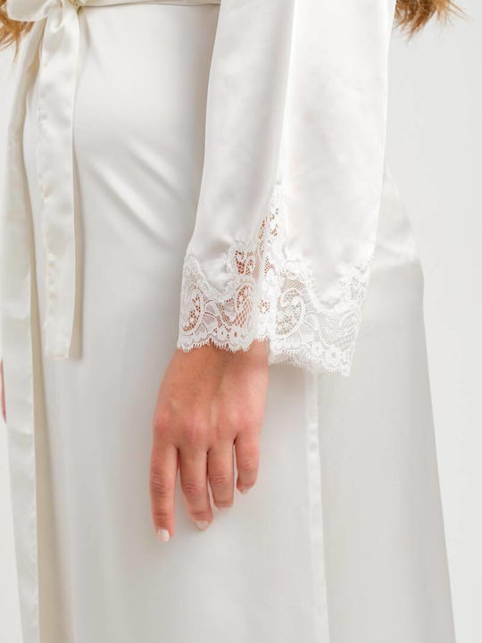 Summer Bridal Women's Robe White