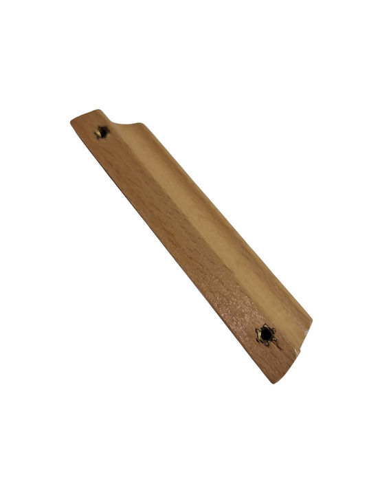 ACM Buton Mobilier Mânere de mobilier din Lemn Wood With Lacquer 121mm (Distanța între Centre 96mm) 12002-096-AVA2 1buc