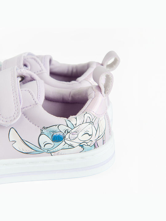 Kids Sneakers with Scratch Purple