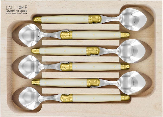 Andre Verdier Dinner Stainless Steel Silver Spoons