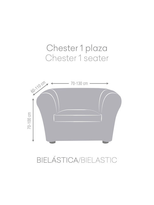 Eysa Elastic Cover for Armchair C/00 Light Beige 1pcs F719170C