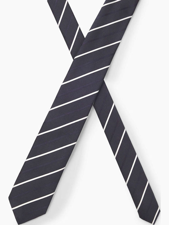 Boss Men's Tie Silk in Navy Blue Color