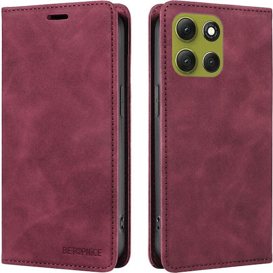 Betopnice Book Burgundy (Motorola Moto G86 5G)