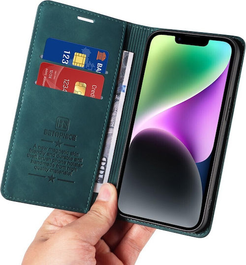 Betopnice Book Green (Motorola Moto G86 5G)