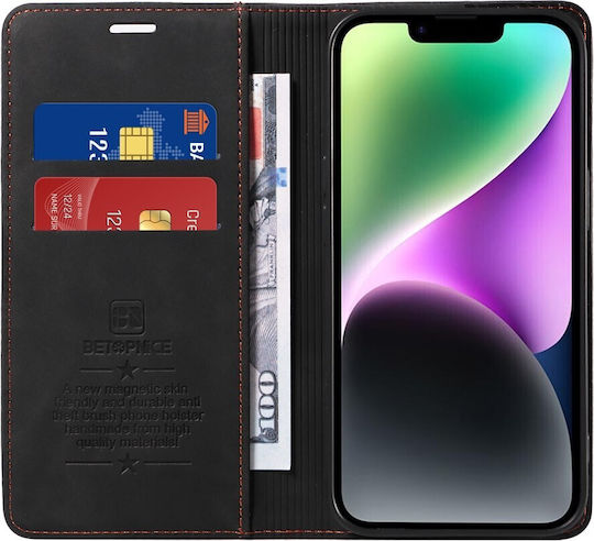 Betopnice Book Μαύρο (Motorola Moto G86 5G)
