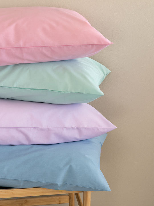 Palamaiki Etoile/2 Σετ Μαξιλαροθήκες με Φάσα Lilac 52x72εκ.