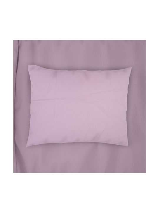 Dimcol Pillowcase with Envelope Cover Light Purple 50x70cm.