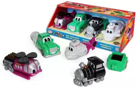 Popular PlayThings Magnetisches Spielzeug Bau- und Konstruktionsspielzeug Mix Or Match Öffentliche Verkehrsmittel