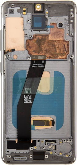 Screen Samsung with Touch Mechanism and Frame for Samsung Galaxy S20, Galaxy S20 5G (Gray)