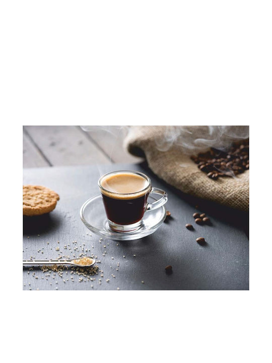 Uniglass Cup Espresso Glass Transparent 80ml