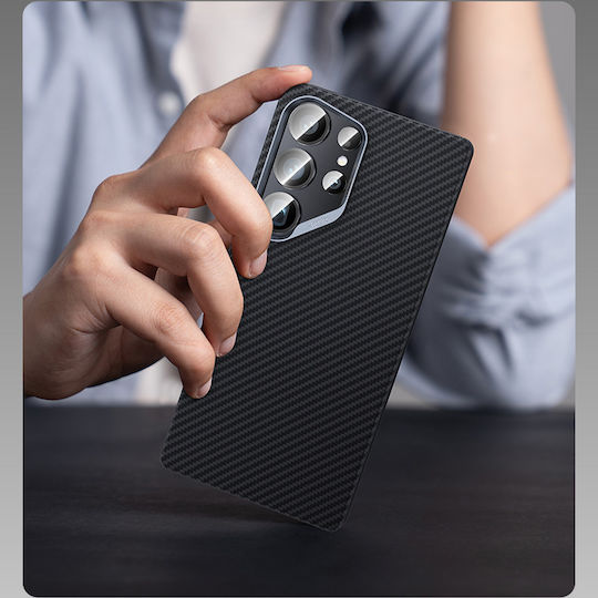 Benks Back Cover Aramid Fiber Μαύρο (Galaxy S25 Ultra)