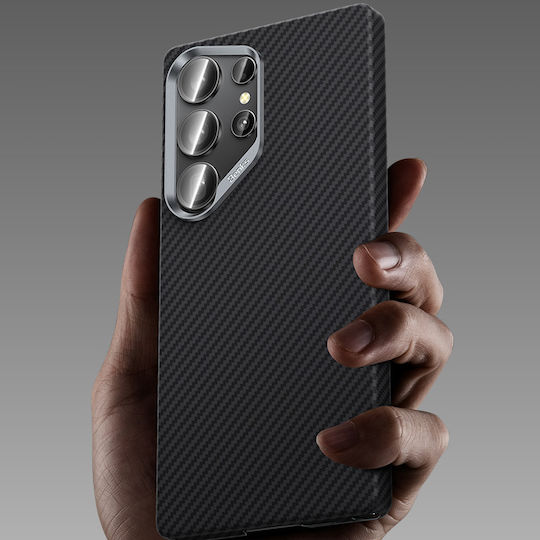 Benks Back Cover Aramid Fiber Μαύρο (Galaxy S25 Ultra)