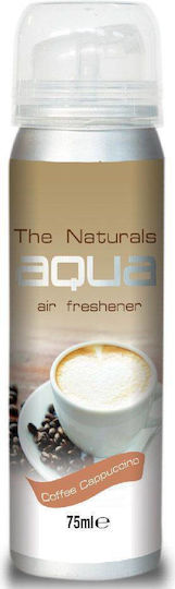 Aqua Αρωματικό Σπρέι Αυτοκινήτου The Naturals Coffee Cappuccino 75ml
