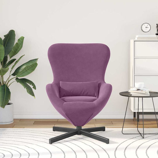 Armchair Purple 63x73x90cm