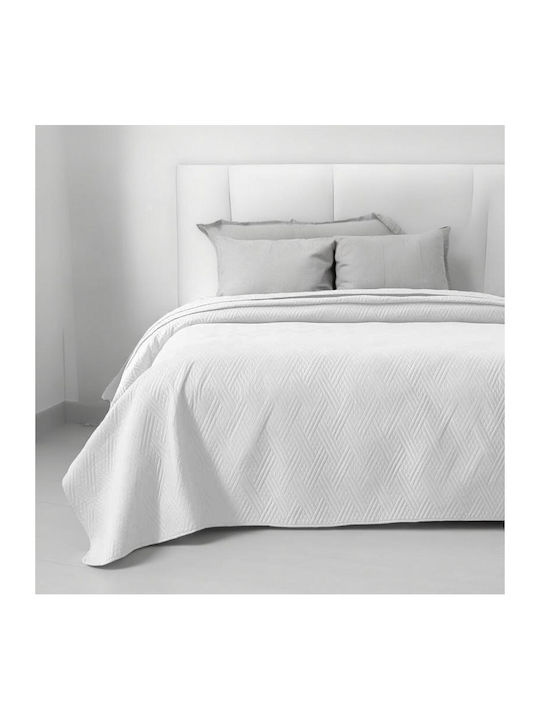 Linea Home Mercer Coverlet Queen Size White 220x240cm
