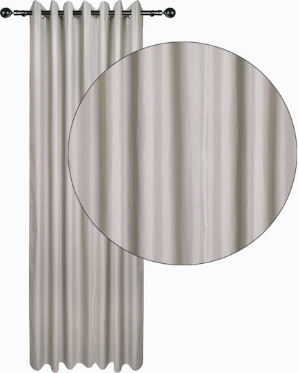 Das Home Curtain with Grommets 2254 Beige 140x270cm