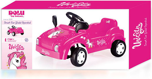 Dolu Unicorn Autos Weiterfahren Für 36+ Monate Mit Geräuschen Rosa