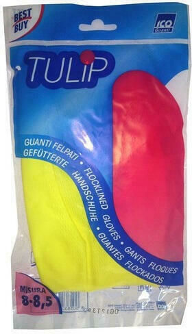 Tulip Oven Gloves Plastic Small Yellow 1pcs