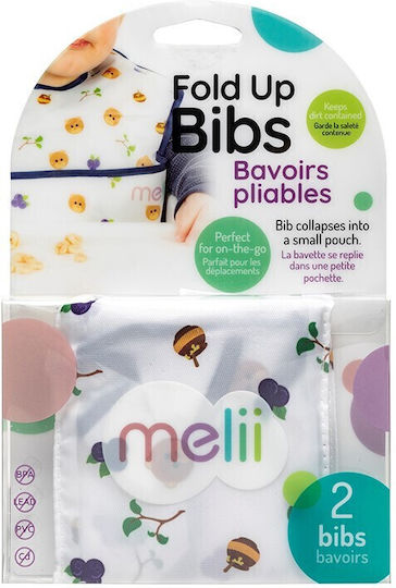 Melii Bavetă material textil cu Buzunar 2buc