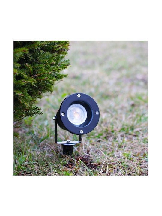 Masterled Φωτιστικό Προβολάκι Εξωτερικού Χώρου 35W IP54 για Ντουί GU10 Μαύρο