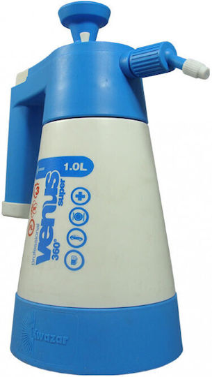 Kwazar Super 360&deg; Pro+ Ψεκαστήρι Προπίεσης Διάφανο 1000ml