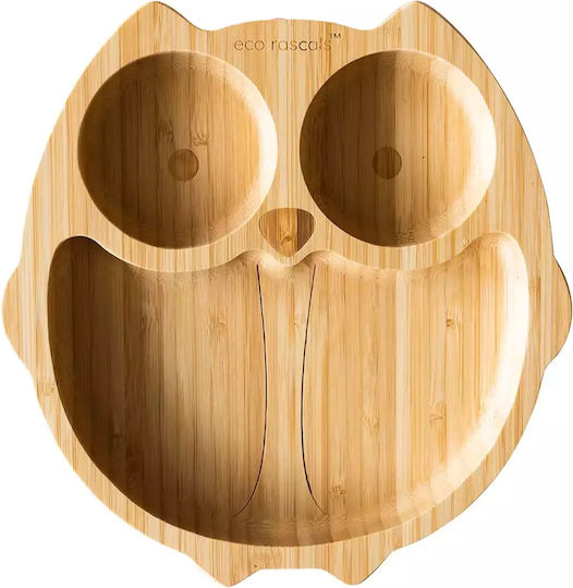 Eco Rascals Детска Чиния за Хранене Розов