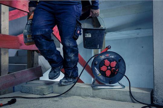 Brennenstuhl mit Kabel 40m Wasserdicht Schwarz