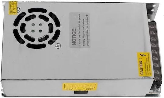 Geyer Τροφοδοτικό LED IP20 Ισχύος 240W με Τάση Εξόδου 24V