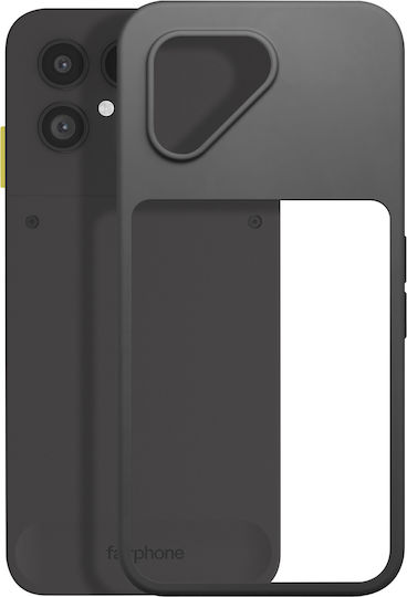 Fairphone Original Case Fairphone 6 In Semi-rigid Silicone Reinforced Edges Black