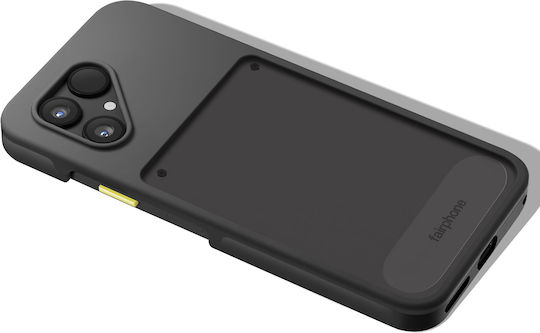Fairphone Original Case Fairphone 6 In Semi-rigid Silicone Reinforced Edges Black