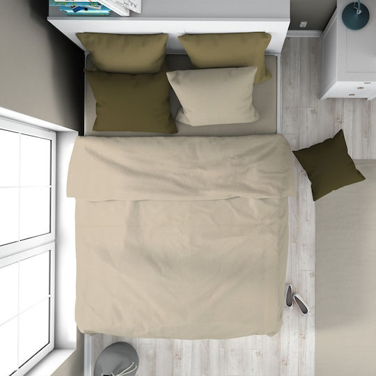 Dimcol Queen 220x240 Solid 502 Beige