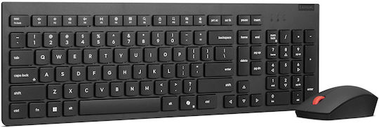 Lenovo Essential Wireless Keyboard Mouse Combo Gen2 Σετ Πληκτρολόγιο & Ποντίκι Ελληνικό