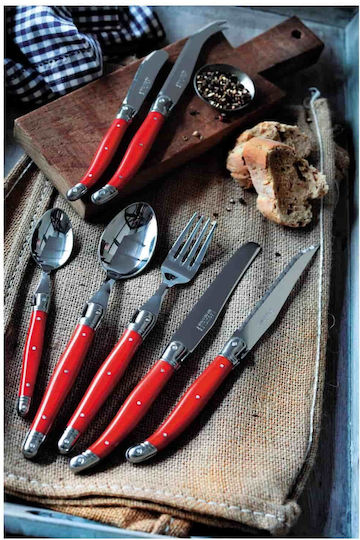Andre Verdier Set Cuțite cu Suport din Oțel Inoxidabil 12cm 6buc