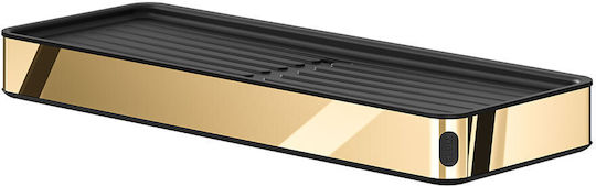 TIGER Wall Mounted Bathroom Shelf Plastic 28x10.5x3.2cm Black