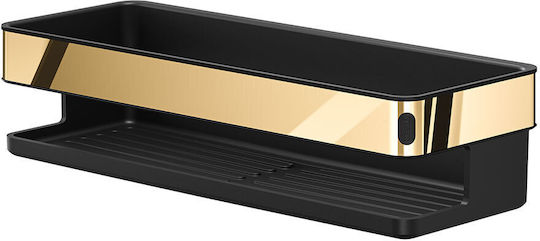 TIGER Wall Mounted Bathroom Shelf Plastic 28x10.5x6.9cm Black