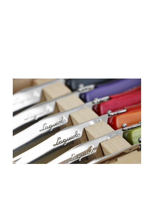 Andre Verdier Automne Laguiole Deluxe Set Cuțite Cu Bază Din Oțel Inoxidabil 12cm 6 Bucăți