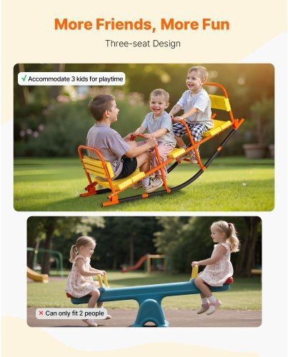 Vevor Seesaw Multicolour for 3+ Years