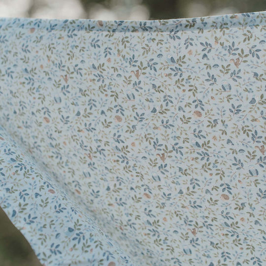 Little Dutch Cearșaf Single Cu elastic Bumbac Forest Adventure 90x200cm