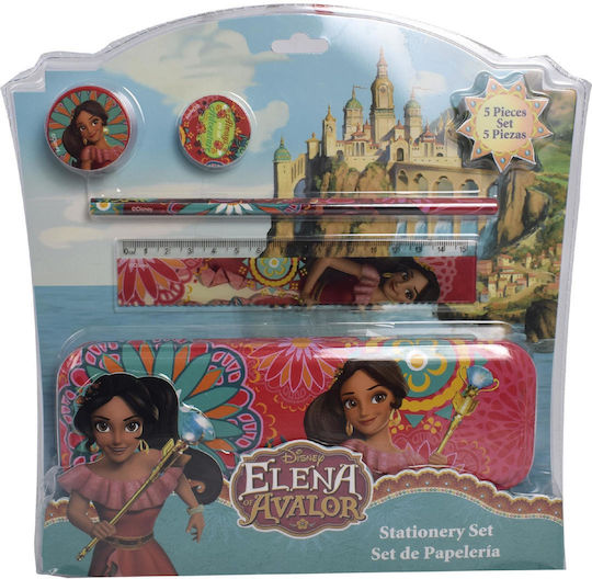 Disney Elena Of Avalor Penar Echipat Metalic 5 Bucăți Multicolor