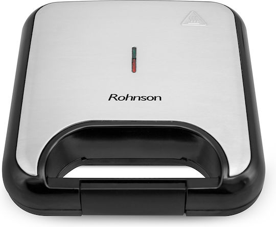 Rohnson Sandwich Maker Grill 800W Inox
