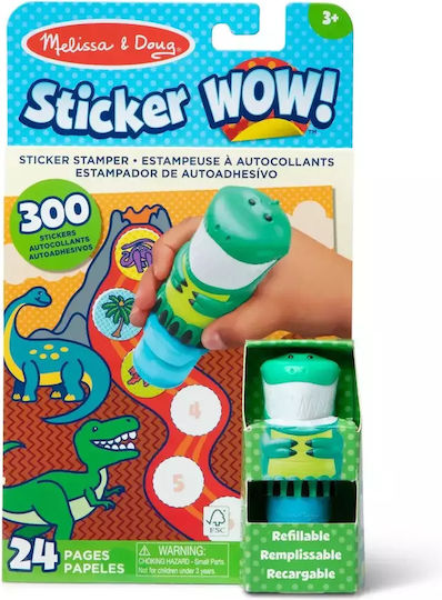 Melissa & Doug Autocolante Playset pentru copii de 3+ ani+ ani