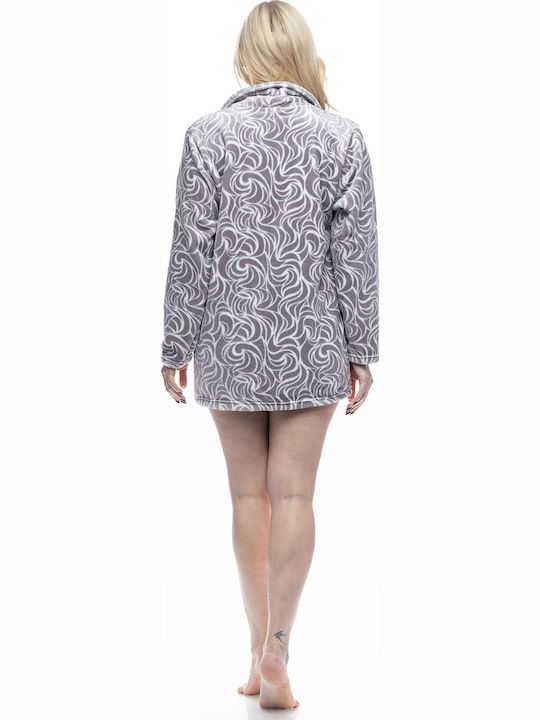 Koyote Winter Women's Robe Gray