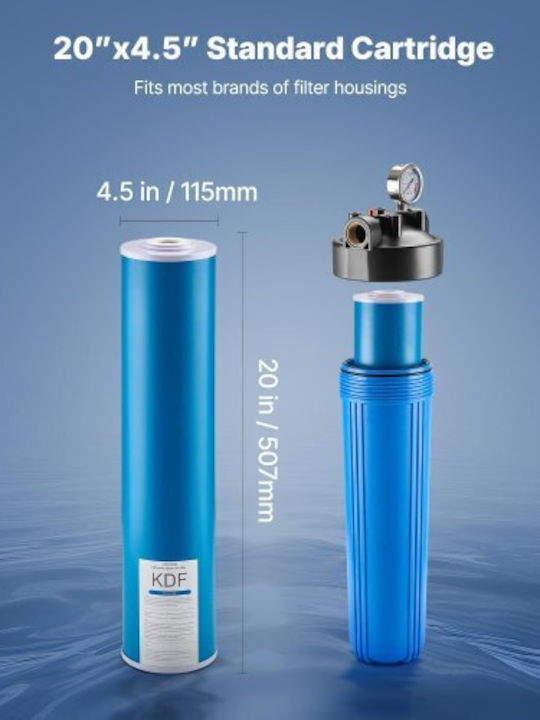 Vevor Filtru de Apă de Înlocuire 20"