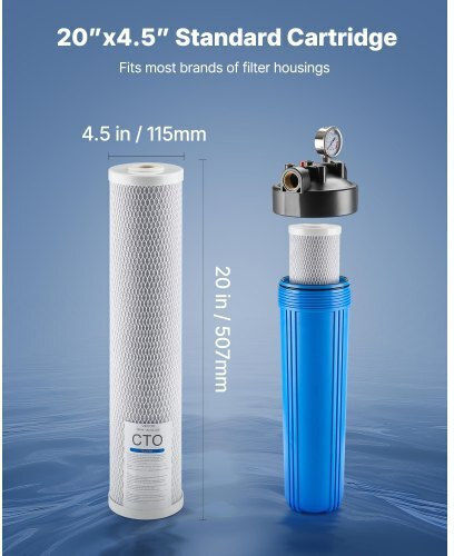 Vevor Water Filter Replacement 20" 2pcs