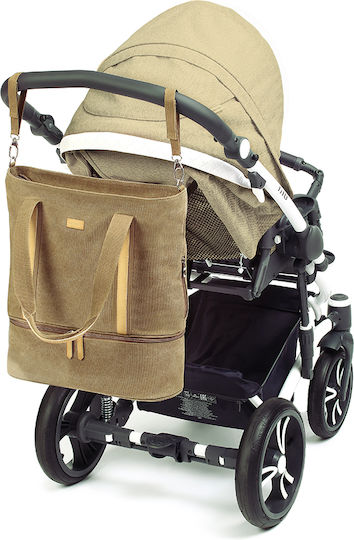 Babyono Shoulder/Hand Diaper Bag Beige
