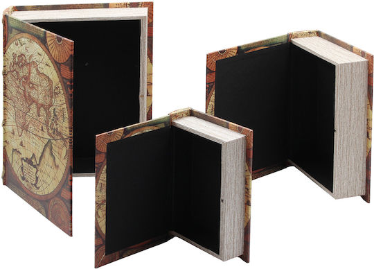 Keskor Set Cutii Decorative În formă de carte 3buc