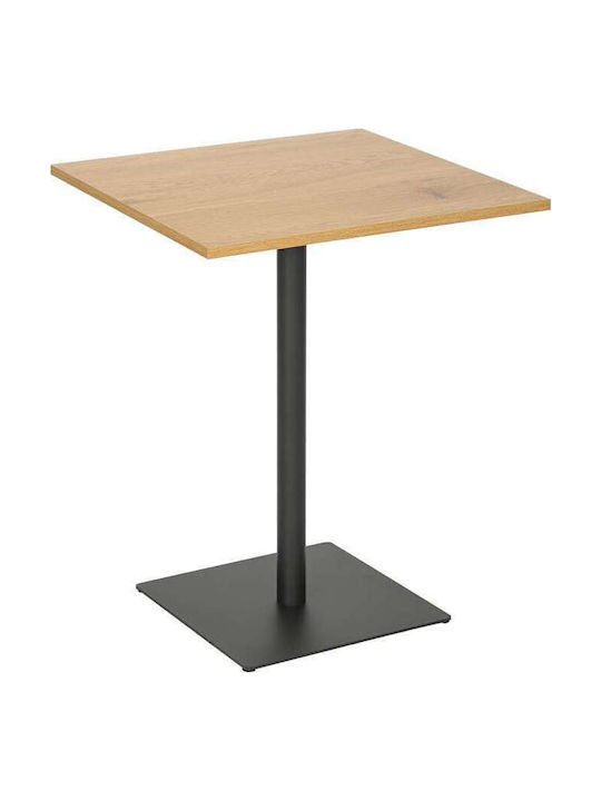 Nerobian Pătrat Masă Sala de mese Lemnoasă Sonoma Shade 60x60x75buc
