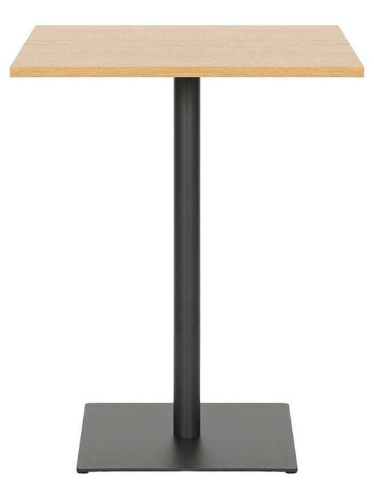 Nerobian Pătrat Masă Sala de mese Lemnoasă Sonoma Shade 60x60x75buc