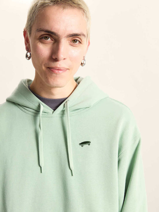 Women's Sweatshirt Hooded Green
