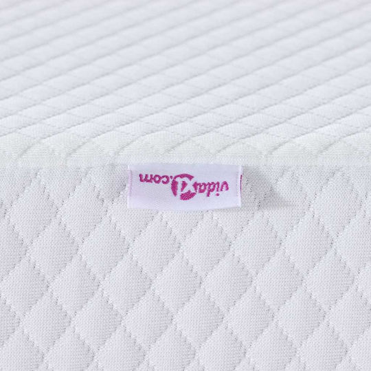 vidaXL Matratzentopper Einzel Polyester 70x200x10cm